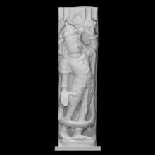 inconnue déité analyse figure sculpture statuette 3d print model - Mito3D