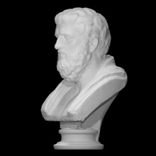 Sophokles Art 3 Scan Büste griechisch römisch Skulptur Marmor type 3d print model - Mito3D