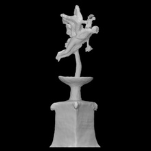 flyers scan bronze couple flying father son 3d print model - Mito3D