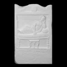 funerary stele ammia scan 3d print model - Mito3D