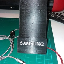 apoyo Samsung mini USB rond teléfono 3d print model - Mito3D