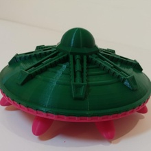 megalodon jellyfish class oceanformer toys & games alien spaceship toy ufo starship aliens terraformer 3d print model - Mito3D