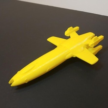 mégalodon shuriken classe lumière frégate jouets Jeux vaisseau spatial Star Trek scifi Thunderbird 3d print model - Mito3D