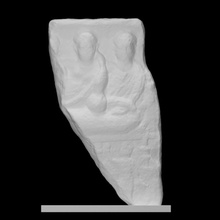 stele scan museo maffeiano lapidario 3d print model - Mito3D