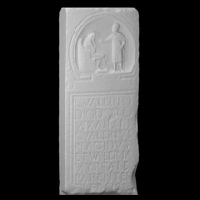 funerary stele caius valerius diodorus scan 3d print model - Mito3D