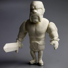 clash royale - barbarian clans fan art iphone app videogame warrior store coc clashofclans 3d print model - Mito3D