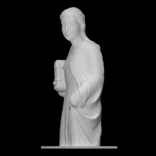 bust angel book scan sculpture pisano 3d print model - Mito3D