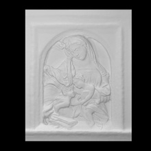 virgem criança jovem st John batista Varredura religioso alívio santo ideal 3d print model - Mito3D