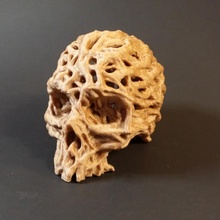 skull vines & garden dark halloween lamp light scary undead zombie dead creepy nightlight 3d print model - Mito3D