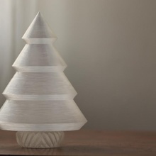 pino árbol florero decoración 3d print model - Mito3D