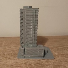 avanzi Torre nashville tn Uniti d'America architettura edificio complesso punto riferimento torre appartamento miniworld miniworld3d condominio 3d print model - Mito3D