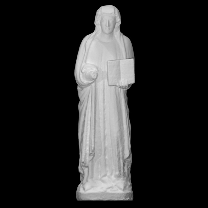 santo martha scansione scultura calcolo verona castelvecchio san fermo 3D print model - Mito3D