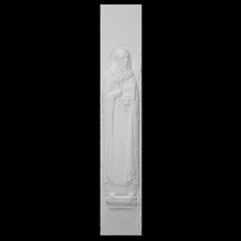 Santo dominic escanear cristiandad escultura religión alivio saint 3d print model - Mito3D