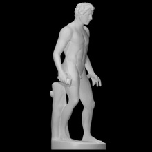 guerrier so called blessés déclinant analyse grec romain sculpture marbre nu Farnese copie farnese warrior vulneratus deficiens 3d print model - Mito3D