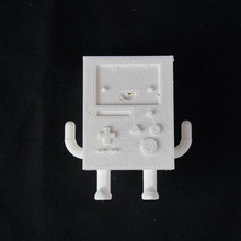 bmo fan art cartoon figurine character tv cartoonnetwork televisionshow adventuretime beemo 3d print model - Mito3D