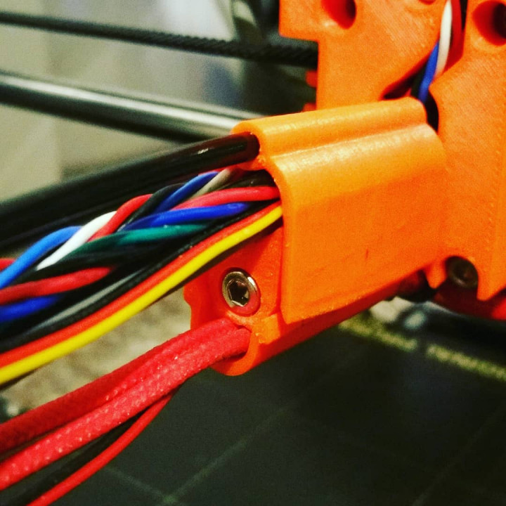 cable holder original prusa i3mk3 mod pimp 3D print model - Mito3D