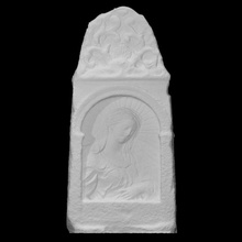 stele madonna scan mary relief virgin 3d print model - Mito3D