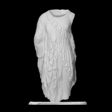 Leichen Torso jung Frau Scan Göttin griechisch Mythologie römisch Skulptur Statue Marmor Religion 3dprint 3dscan Kleider Erbe kulturell geschnitzt 3d print model - Mito3D
