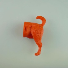 animal behinds shepherd dog - fridge magnets & garden funny fridgemagnet backend 3d print model - Mito3D