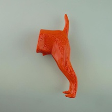 animale sederi fox terrier cane magneti frigo giardino frigorifero divertente fridgemagnet backend 3d print model - Mito3D