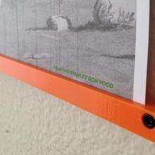 clamp on póster percha Arte acortar cuadro gancho montar pared abrazadera 3d print model - Mito3D