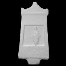 funerária estela SOS Varredura museo Maffeiano lapidar 3d print model - Mito3D