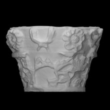 columna fragmento escanear museo di castelvecchio 3d print model - Mito3D