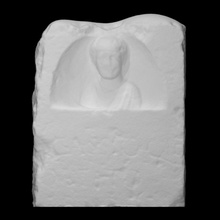 funerario stele scansione ritratto teatro museo verona archeo romano 3d print model - Mito3D
