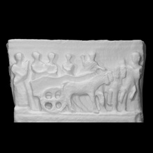 etrusco cinerario urna escanear museo maffeiano lapidario volterra 3d print model - Mito3D