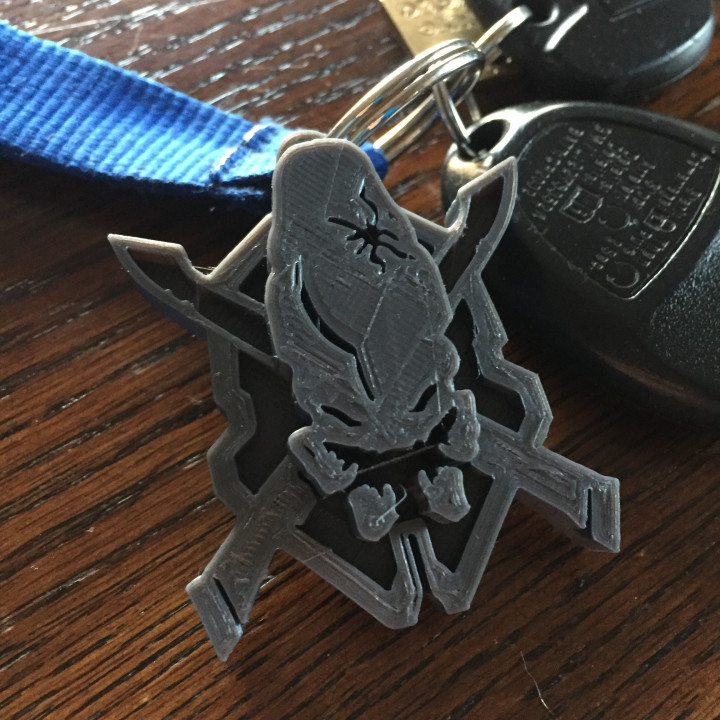 halo legendary keychain fashion & accessories 3D print model - Mito3D