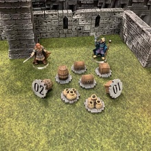 numeric fantasy objective markers tabletop dragons dungeons games medieval rpg terrain treasure wargames wargaming warhammer boardgames wargame dnd scenery pathfinder frostgrave mordheim scatter 3d print model - Mito3D