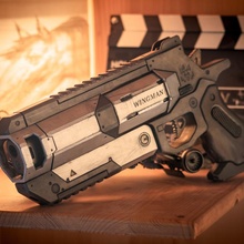 sommet légendes ailier ventilateur art pistolet soutenir Assemblée 3dprint 3dprinting 3dprintable fanart revolver ea apexlegends eagames 3d print model - Mito3D