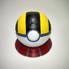 pokemon ultra ball echo dot case 2nd gen pokeball poke amazon sindoh smartassistant3d 3d print model - Mito3D