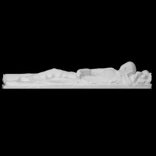sarcophagus cover scan sculpture youth deceased 3d print model - Mito3D