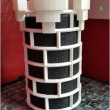 castelo alexa alto falante inteligente eco 3d print model - Mito3D