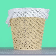 Voronoi Basamaklı çöp Kutusu 3d print model - Mito3D