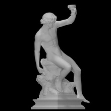 Bacchus Scan London Wein pervical ball 3d print model - Mito3D