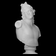 génio della morte analyse buste sculpture plâtre copie antonio canova Vérone genio 3d print model - Mito3D