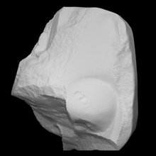 fragment Royal nez analyse sculpture calcul quartize king amenemhat 3d print model - Mito3D