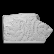 friso planta maceta volutas escanear arquitectura escultura mármol Verona 3d print model - Mito3D