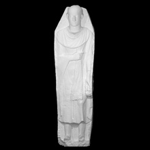 hombre viaje ropa escanear Egipto egipcio escultura templo arenisca sacerdote 3dprint pintar 3dscan alivio patrimonio cultural policromía 3d print model - Mito3D