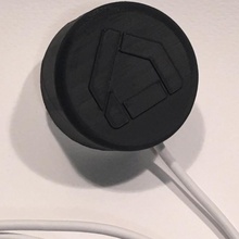google mini - us eu power supply simple cover goggle 3d print model - Mito3D