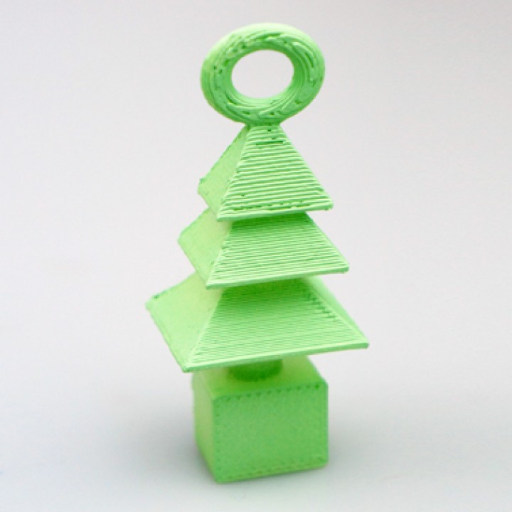 árbol navidad adornos jardín 3D print model - Mito3D