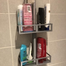 doccia vassoio cestino titolare supporto bagno testa sapone organizzatore shampoo altopiano gel 3d print model - Mito3D