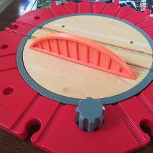 brio railroad turntable bridge rails guards toys & games thomas woodenrailway 3d print model - Mito3D