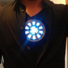 wearable arc reactor props & cosplay costume halloween movie arcreactor be-the-movies 3d print model - Mito3D