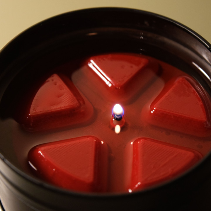 floating oil candles & garden candle 3D print model - Mito3D