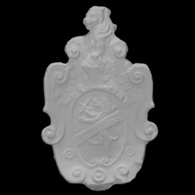 coat arms cappello family scan musei civici agli eremitani 3d print model - Mito3D