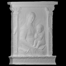 Madonna bambino scansione musei civici agli eremitani 3d print model - Mito3D