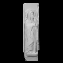 üzücü Madonna taramak heykel mermer Mary bakire Verona 3d print model - Mito3D